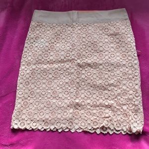 Adorable light pink lace skirt
